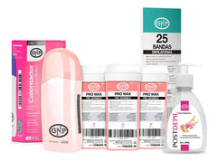 X3 Cera Depilatoria Gnp, Bandas, Calentador De Cera Y Aceite