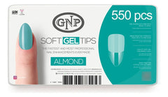 Soft Gel Tips Gnp + Lampara Led, Pegamento, Bond Y Nail Prep