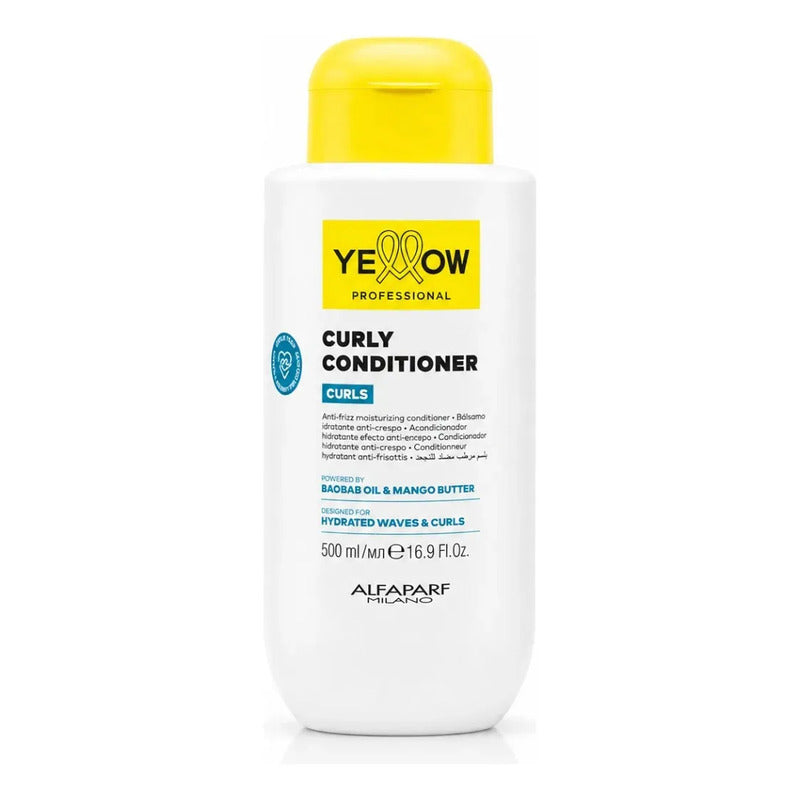 Acondicionador Yellow Alfaparf Curl 500ml Definidor De Rulos