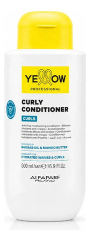 Acondicionador Yellow Alfaparf Curl 500ml Definidor De Rulos