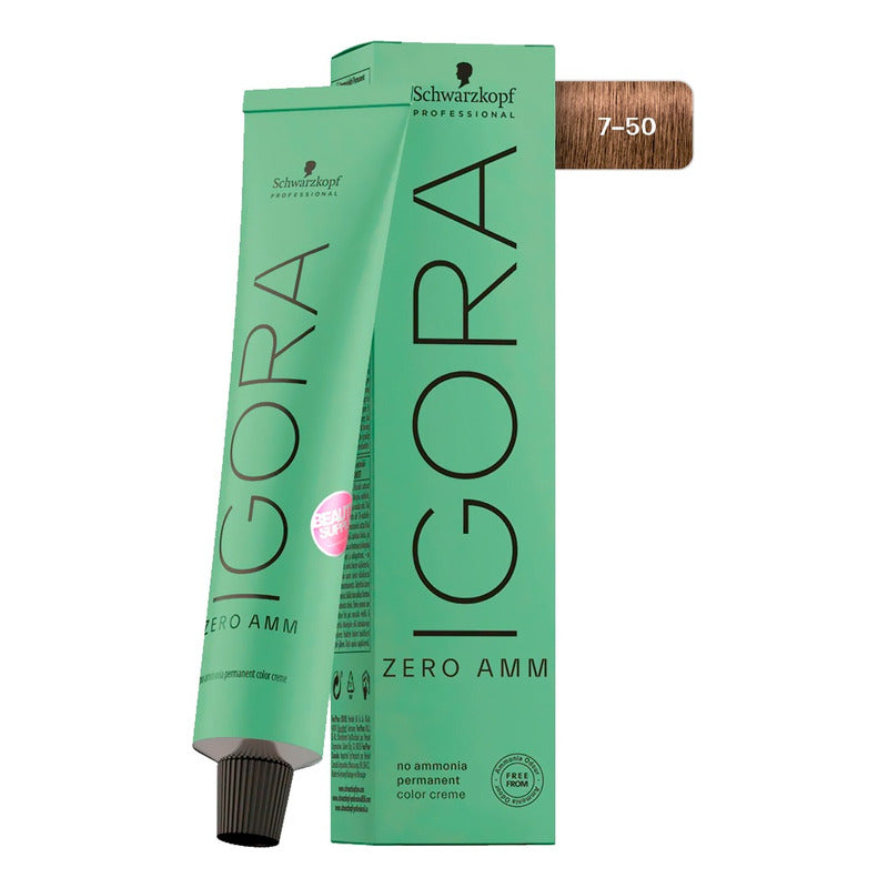 Tinta Para Cabello Igora Zero Amm Schwarzkopf Sin Amoniaco