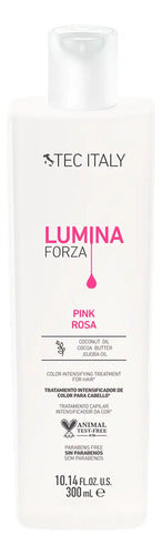 Shampoo Tec Italy Lumina Forza 300ml Rosa Pink