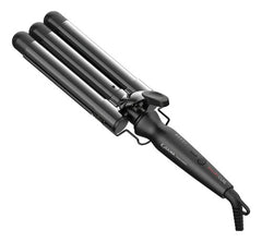 Buclera Triple Tubo Gama Triferro Salon Ondas Profundas Negro