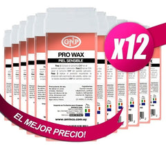 Cera Depilatoria Miel Gnp X12 Cartuchos Roll On Profesional