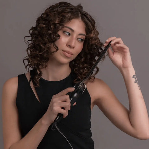 Buclera Gama Salon Curl 38mm Profesional Ondas Definidas Negro