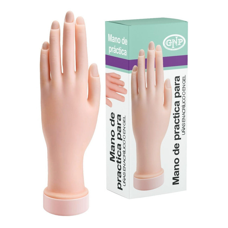 Mano De Practica Para Manicuria, Para Uñas Acrílicas Y Gel