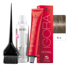Kit Tinta Igora Royal Schwarzkopf Con Oxidante Y Pincel