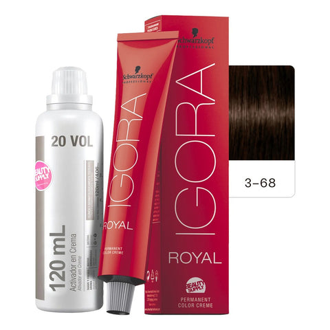 Kit Tinta Igora Royal Schwarzkopf Con Oxidante