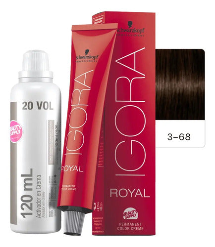 Kit Tinta Igora Royal Schwarzkopf Con Oxidante