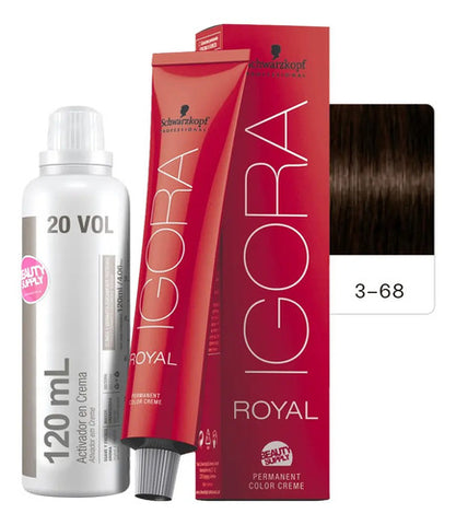 Kit Tinta Igora Royal Schwarzkopf Con Oxidante