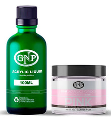 Polvo Acrilico Gnp 30gr Y Liquido Acrilico Monomero 100ml