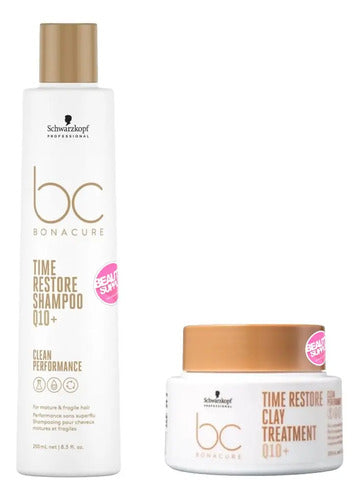 Shampoo Y Mascara Arcilla Schwarzkopf Restore Q10