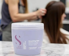 Shampoo Alfaparf Semi Di Lino Smooth 1000ml + Acondicionador 1000ml + Máscara 500ml Cabello Disciplinado
