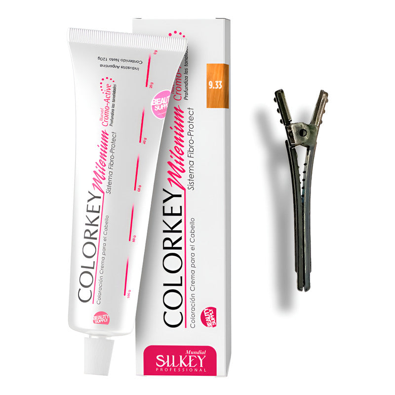 Tinta Silkey Colorkey Milenium 120g + Clip Pinza Plástica 9.33