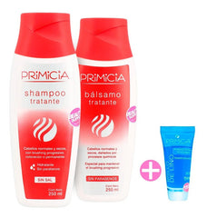 Pack Shampoo Y Acondicionador Tratante Primicia Con Ampolla