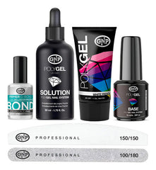Kit Uñas En Polygel Gnp Con Limas Profesionales