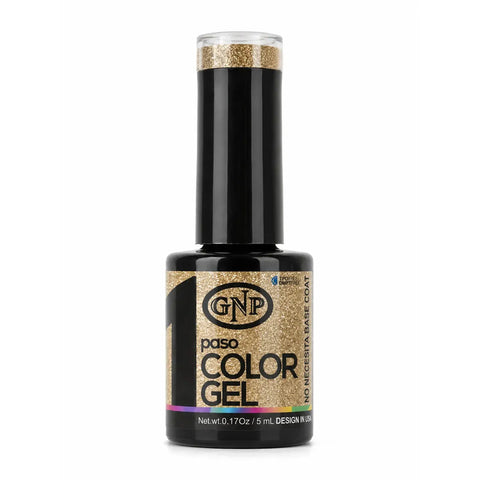 Esmalte Semipermanente Gnp 1 Solo Oro Glitter. Tpo Dmpt Free Dorado