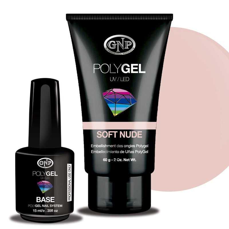 Polygel Gnp 60gr. Soft Nude + Base