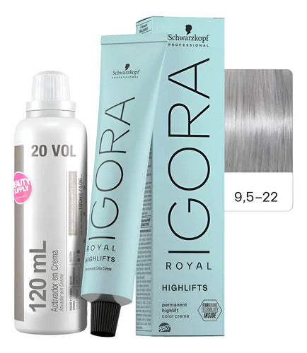 Kit Tinta Igora Royal Highlifts Schwarzkopf Con Oxidante