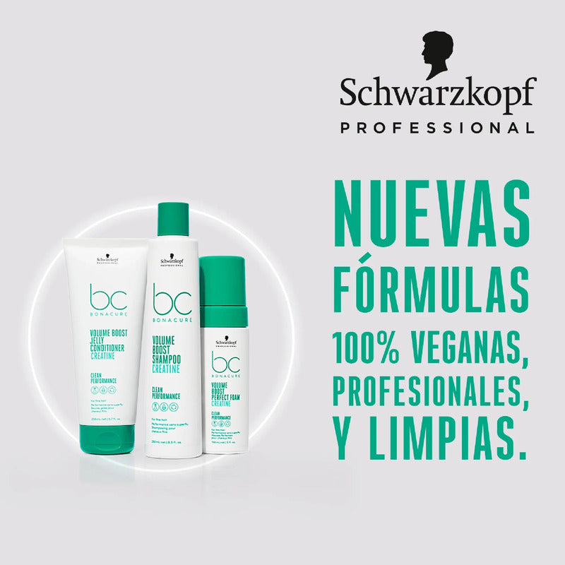 Shampoo Y Acondicionador De 1lt Y Espuma Schwarzkopf Volume