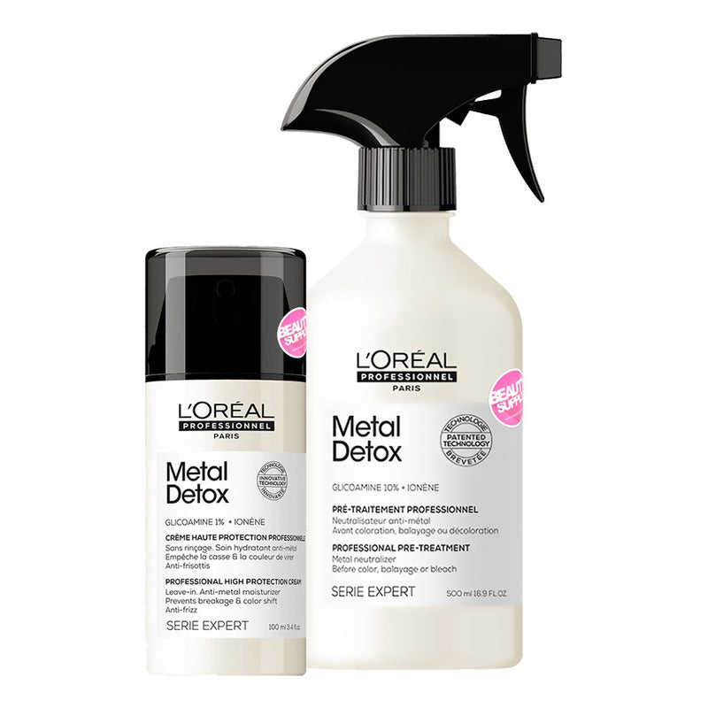 Tratamiento Metal Detox De Loreal Con Crema Protectora