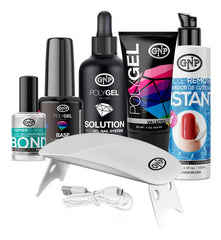 Kit Uñas En Polygel Gnp De 6 Piezas Con Lampara