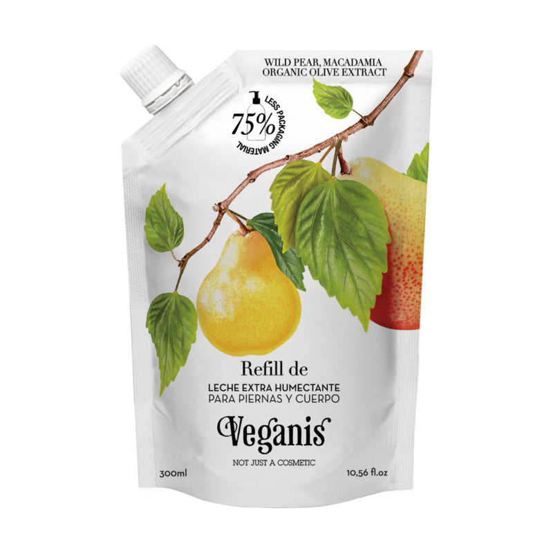 Leche Ultra Humectante Veganis Refill 300ml Pera Silvestre