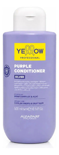 Acondicionador Matizador Yellow Alfaparf Silver 500ml