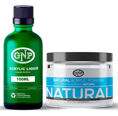 Polvo Acrilico Gnp 100gr Y Liquido 100ml