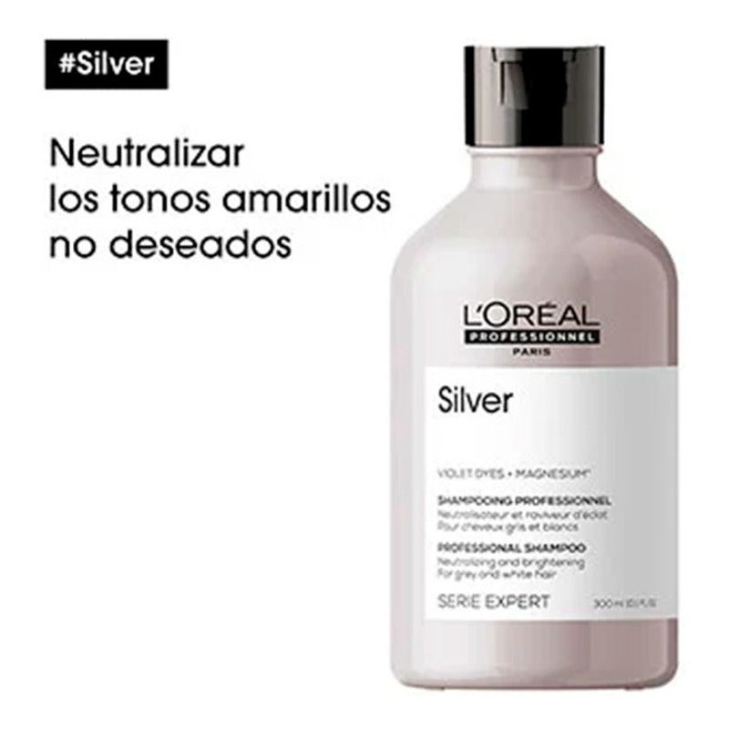 Shampoo Silver Loreal Serie Expert 300ml