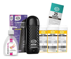X3 Cera Depilatoria Gnp, Calentador Mega, Bandas Y Aceite