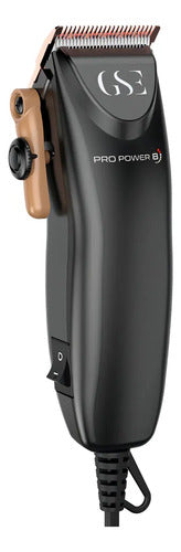 Gama Salon Exclusive Cortadora De Cabello Pro Power 8 Color Negro