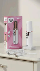 Depiladora Facial Eléctrica Gnp X Recargable Usb. Removedor Portátil Led De Vello Rostro Cejas. Blanco