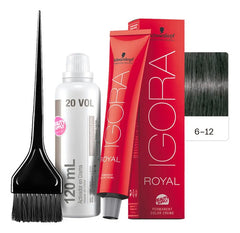 Kit Tinta Igora Royal Schwarzkopf Con Oxidante Y Pincel