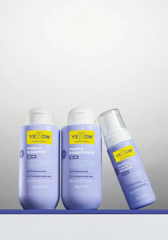 Acondicionador Matizador Yellow Alfaparf Silver 500ml