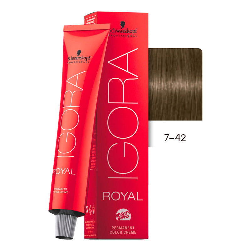 Tinta Igora Royal Schwarzkopf 7-42