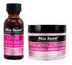 Mia Secret Liquido 30ml Y Polvo Acrilico Uñas 59gr. Nice