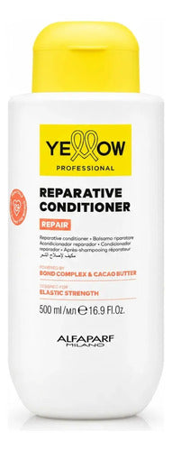 Acondicionador Yellow Alfaparf Repair 500ml Reparador Para Cabello Danado