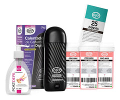 X3 Cera Depilatoria Gnp, Calentador Mega, Bandas Y Aceite