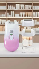 Depiladora Gnp 3 En 1 Body Care, Para Seco Y Húmedo. Inalámbrica. Piel Suave Por Semanas. Rosa Claro