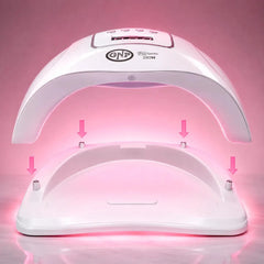 Lámpara Led Uv Gnp 280w Profesional Para Uñas Con Sensor Automático, Pantalla Digital, 66 Leds, Temporizador, Para Esmalte Semipermanente, Gel Y Polygel Blanco
