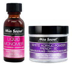 Mia Secret Liquido 30ml Y Polvo Acrilico Uñas 59gr. Nice