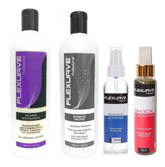 Shampoo Flexuave, Balsamo Revita,  Keratina Y Reparador Ptas