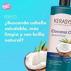Shampoo Y Acondicionador Kerasys Aceite De Coco, Suavidad