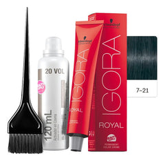 Kit Tinta Igora Royal Schwarzkopf Con Oxidante Y Pincel