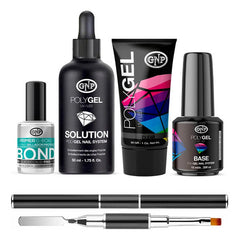 Kit Polygel Gnp Con Primer Bond Y Pincel Aplicador