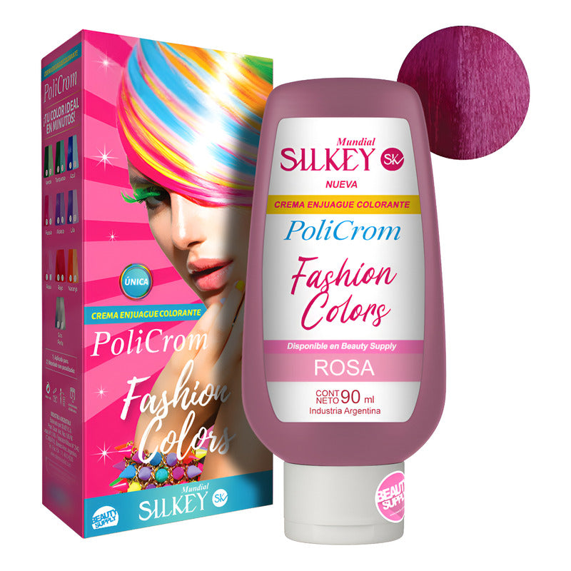 Tinta Silkey Fashion Colors. Colores Intensos Y Duraderos Rosa