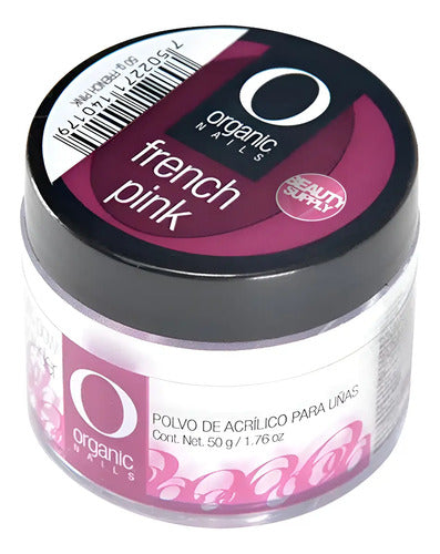 Polvo Acrílico Organic Translúcido French Pink 50gr French Pink