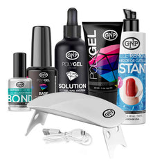 Kit Uñas En Polygel Gnp De 6 Piezas Con Lampara