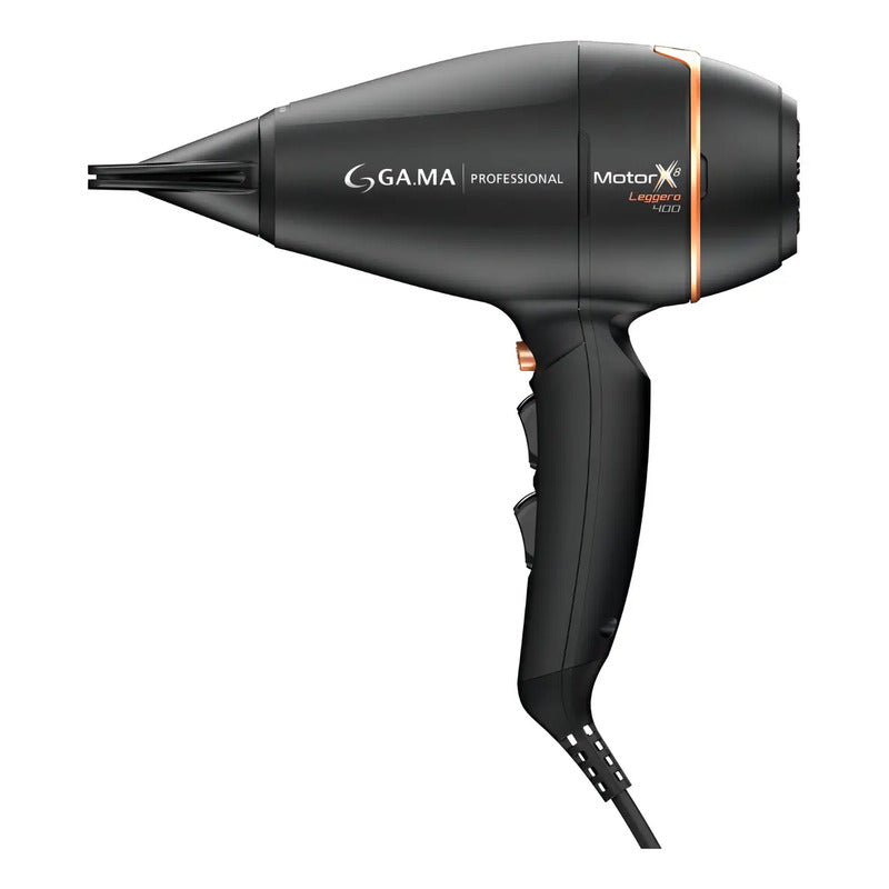 Secador Professional Gama 90x Oxy Active 2400w 2 Vel, 3 Temp Negro